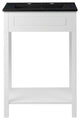 Altura 24" Bathroom Vanity, White Black