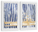 Blue Verticals Diptych, 24"x18"