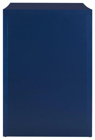 TOV Furniture Suzie Navy & Rattan Desk