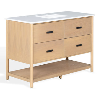 Safavieh Couture Jaylessa Vanity, Natural/White, 48In