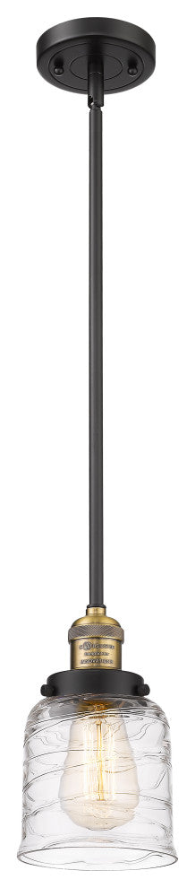 INNOVATIONS 201S-BAB-G513 1-Light Mini Pendant Black Antique Brass