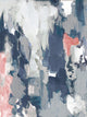 Blue Serenade Abstract - 72 x 54 by Lanie Loreth