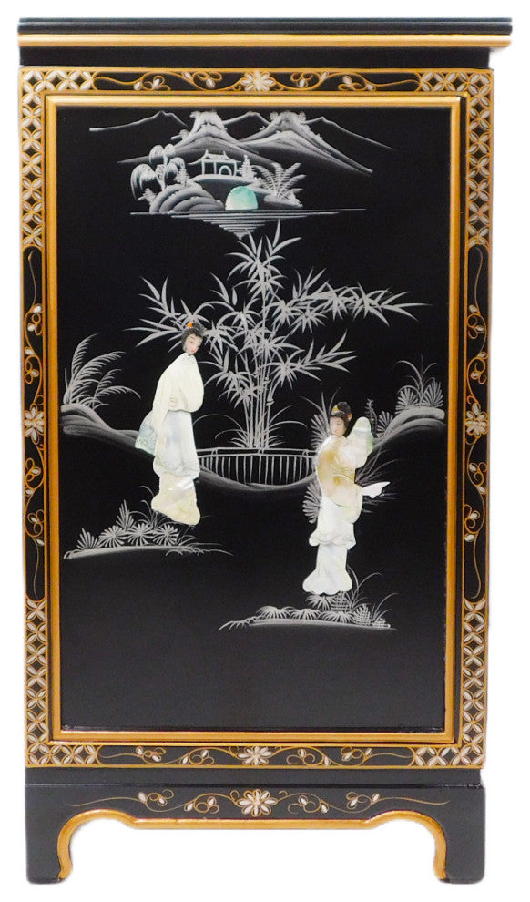 Oriental Buffet, Gold Leaf/Floral