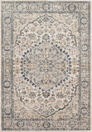 Teagan TEA-01 Area Rug, Natural/Gray, 2'8"x4'