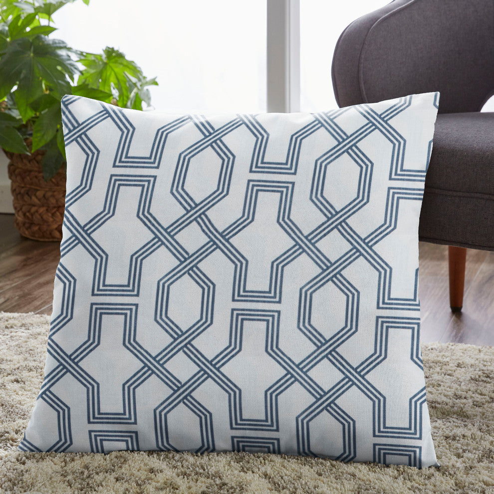 Scott Living Ander Sapphire Square Pillow, 12x24
