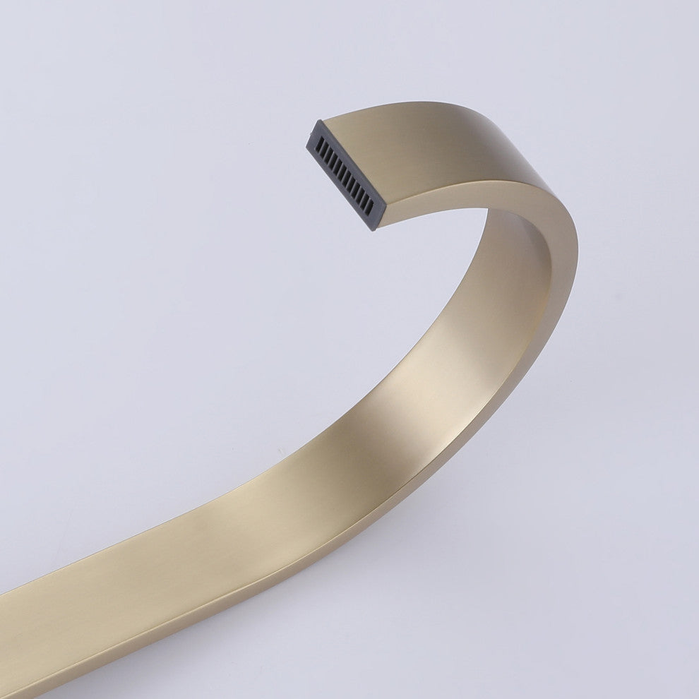Widespread Bathroom Faucet, Brushed Gold