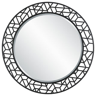 Uttermost Mosaic Metal Round Mirror