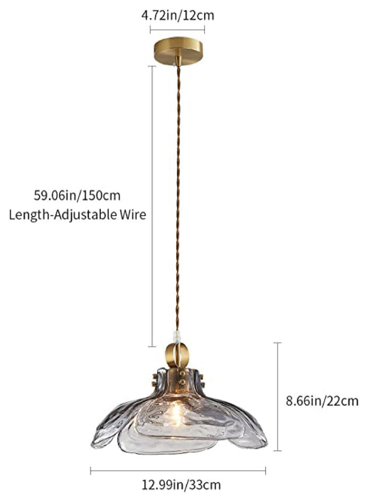 1-Light hanging lights Gray Pendant Light Fixtures Retro Hallway Bedroom Light