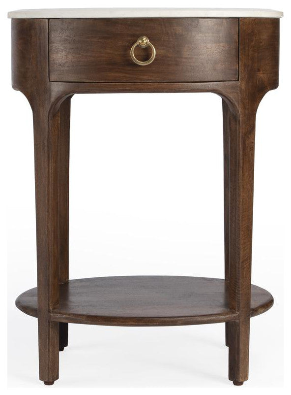 Butler Specialty Company, Ellen Marble Nightstand, Brown