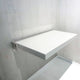 Transolid PPS1420UP-01BS Preston 14x20  FlipUp Seat, White/Brushed Stainless