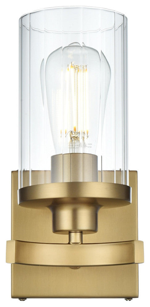 Elegant Lighting LD7316W5 Thane 10" Tall Bathroom Sconce - Satin Gold