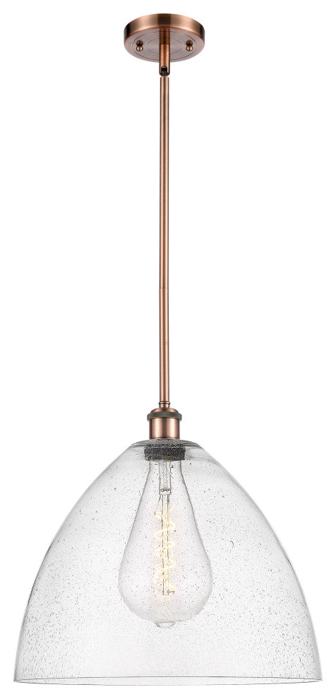 Innovations 516-1S-AC-GBD-164-LED 1-Light Pendant, Antique Copper