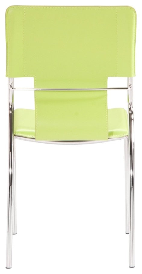 Zuo Modern Trafico Dining Chair Green, Set of 4