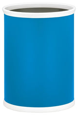 Oval Waste Basket, Process Blue, 14"