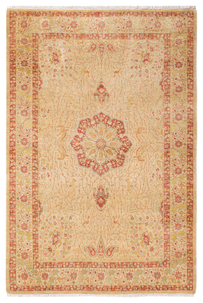 MOGUL, Hand Knotted Area Rug 6' 3" X 4' 2"