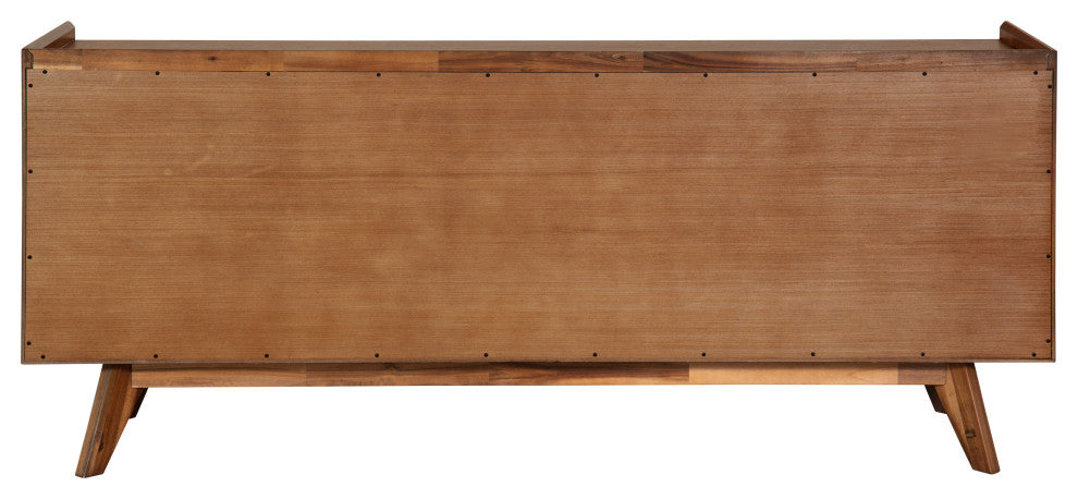 Mid-Century Modern 3-Section Sideboard, Walnut