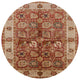 Ahgly Company Indoor Round Mid-Century Modern Area Rugs, 8' Round