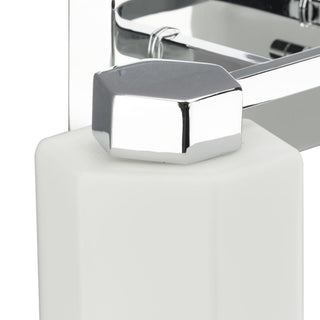 Estrada Collection 2-Light Contemporary Bath and Vanity Light, Polished Chrome