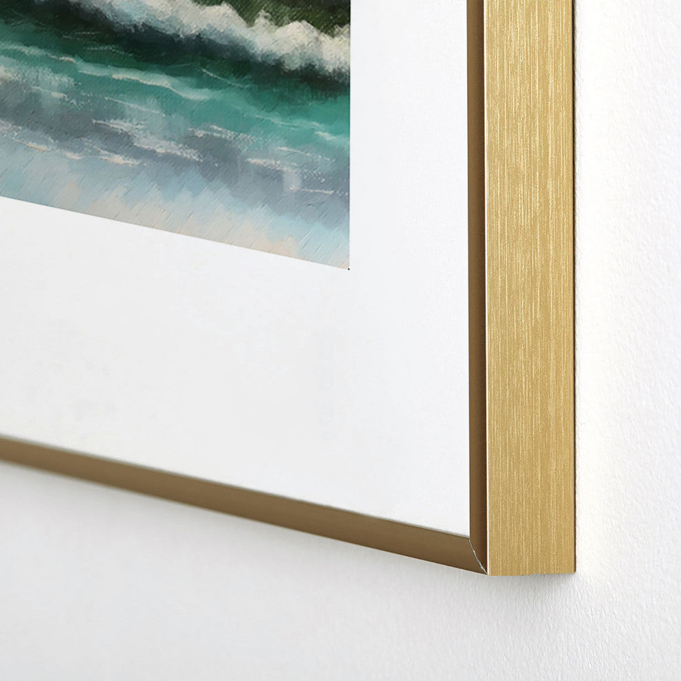 Rosie Brown Beach Dunes Metal Framed Art Print