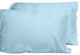 Premium 100% Organic Bamboo Fiber 2-Piece Pillowcase Set, Sky, King Pillowcases