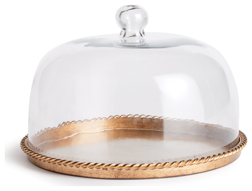 Braiden Tray, With Cloche, Large