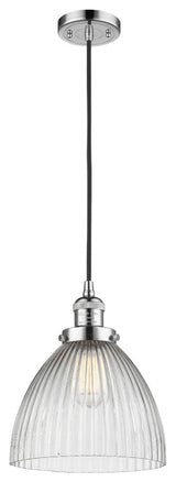 1-Light Seneca Falls 9.5" Pendant, Polished Chrome