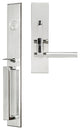 Sequoia Lever, Mortise Entry Handleset, RHR, Polished Stainless Steel