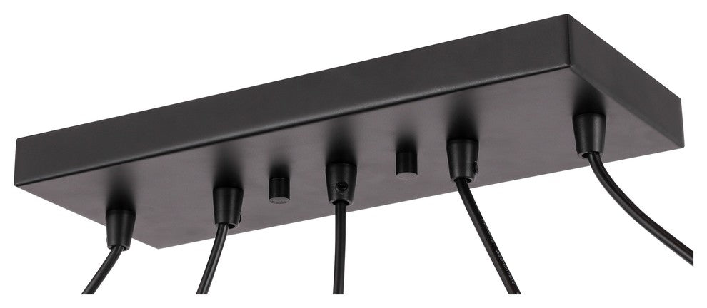Woodbridge Lighting Tube 5-Light Linear Pendant
