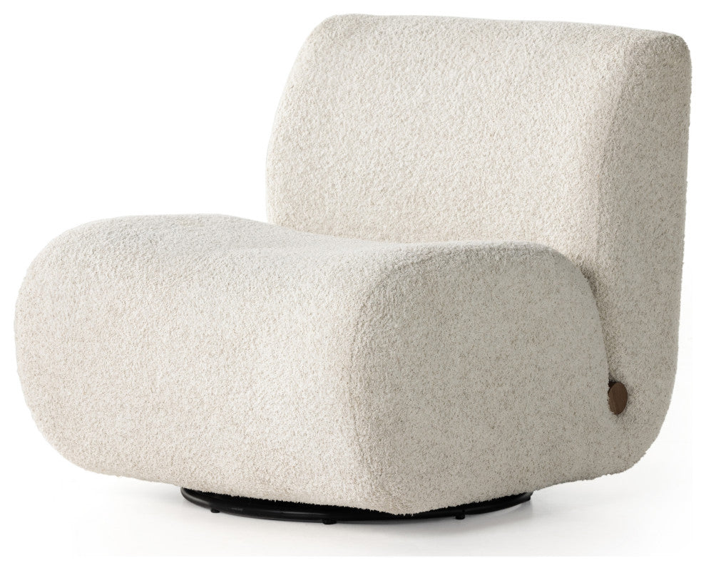 Siedell Swivel Chair, Sheldon Ivory