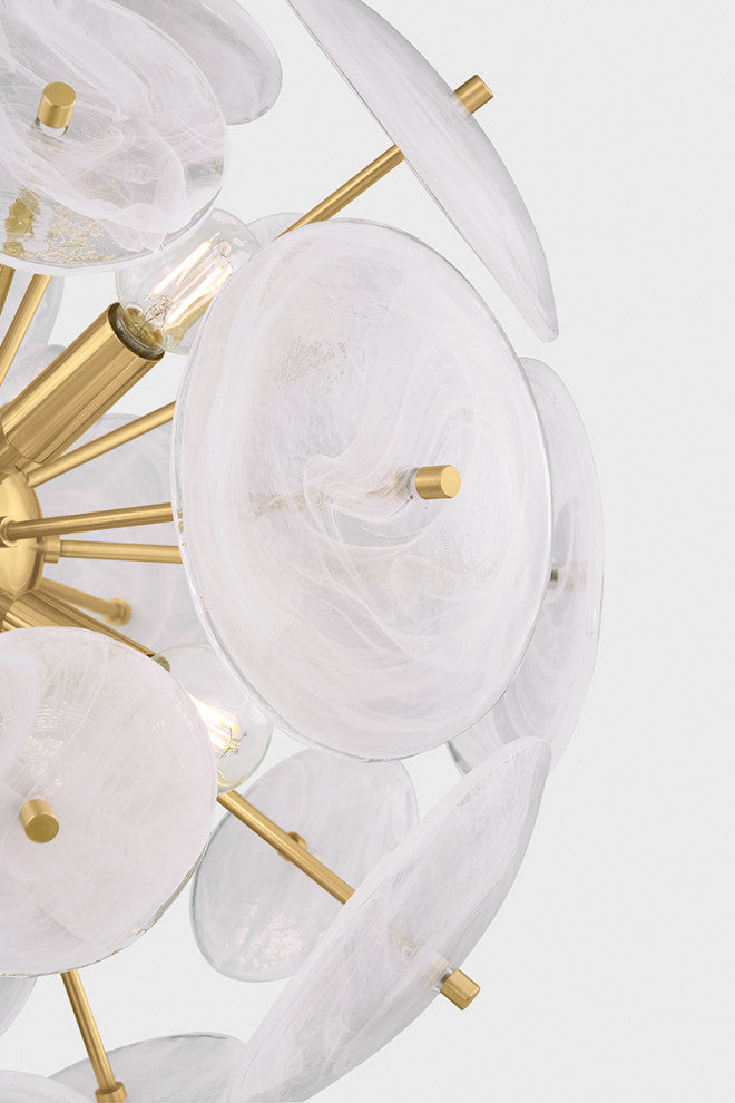 Mitzi Tamara Chandelier Aged Brass