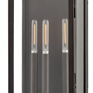 Hinkley Tiverton Large Wall Mount Lantern, Dark Oxidized Brass