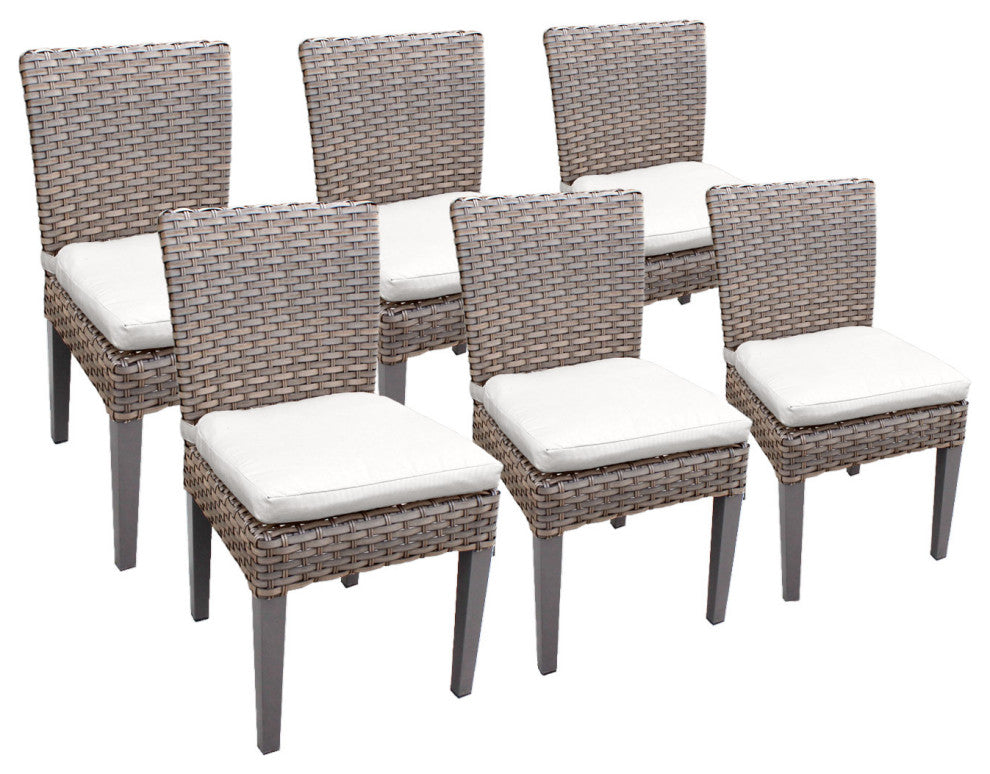 6 Oasis Armless Dining Chairs