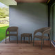 Compamia Panama 3-Piece Patio Seating Set, Brown