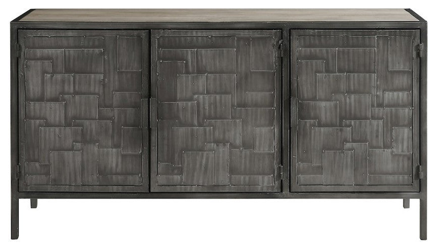 3-Door Metal Sideboard