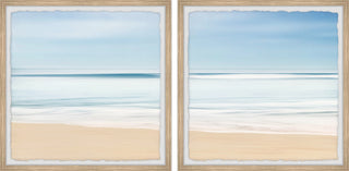 Sea Waves Foam Diptych, 2-Piece Set, 32x32 Panels
