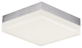 Maxim 57687CLFT Illuminaire II 6"W Integrated LED Flush Mount - Satin Nickel
