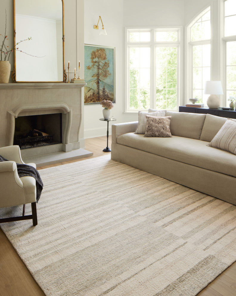 Chris Loves Julia x Loloi Chris Natural / Sage 2'-6" x 11'-6" Runner Rug