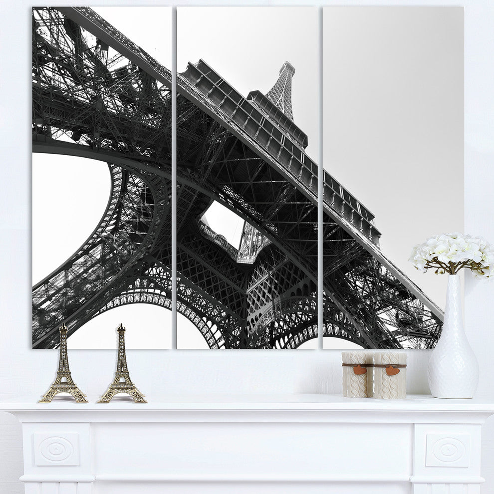 "Eiffel Tower into the Sky" Skyscape Canvas Print, 3 Panels, 36"x28"