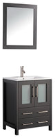 24" Bathroom Vanity With Matching Mirror, Espresso