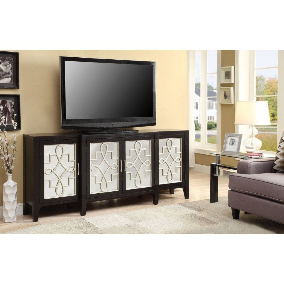 Kacia Console Table, Antique Black