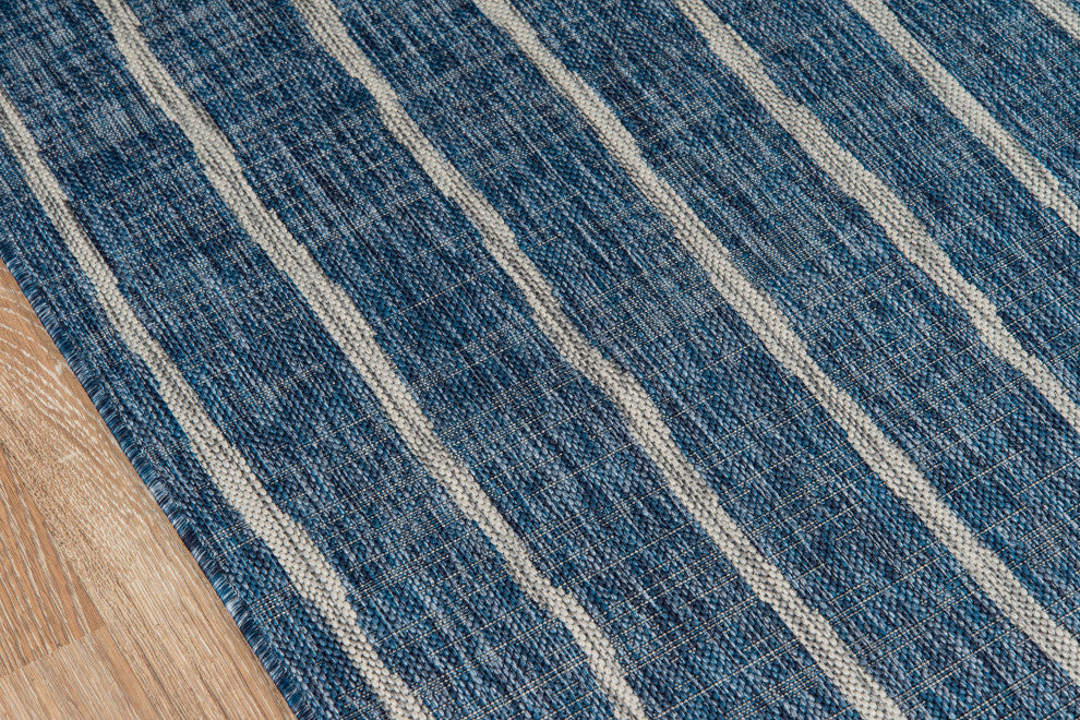 Novogratz by Momeni Villa Sicily Blue Indoor Outdoor Rug 2' X 6' Runner