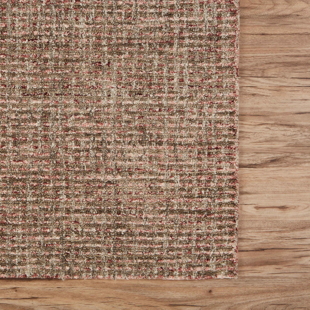 8" x 10" Brown Detailed Weave Area Rug