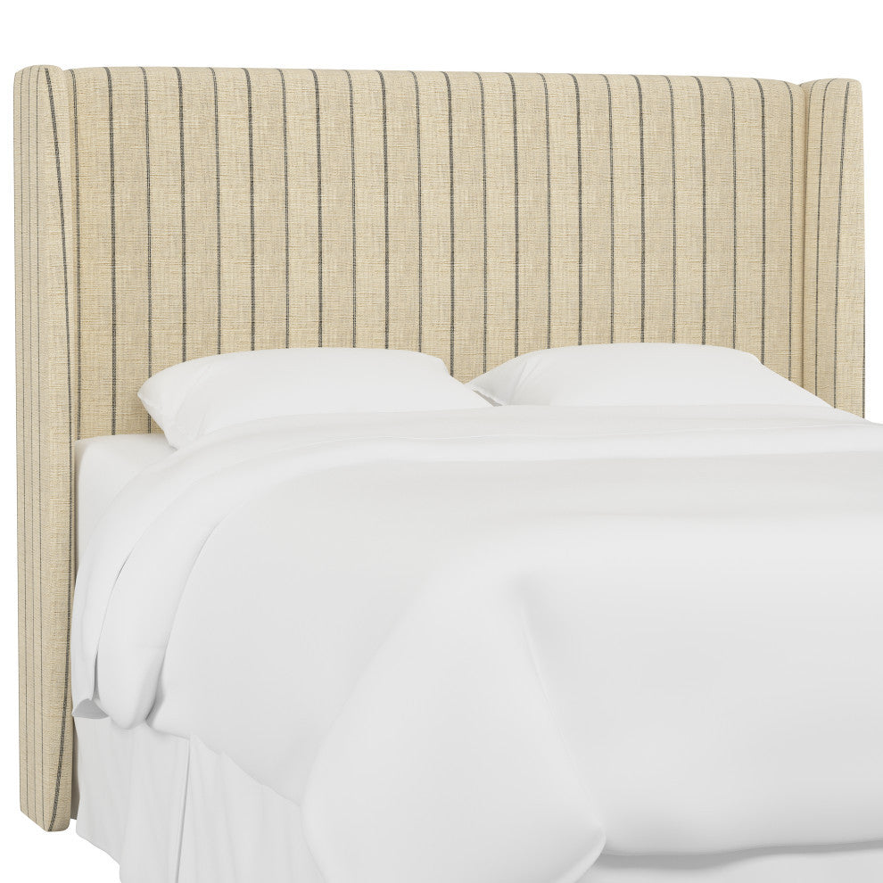 King Wingback Headboard, Fritz Glacier