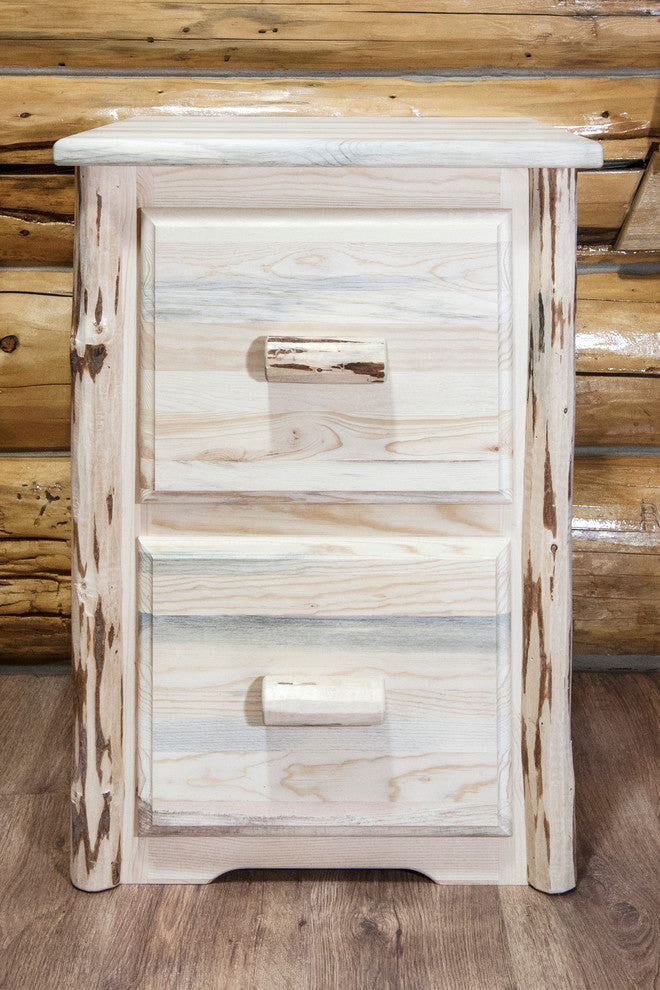 Montana Collection 2-Drawer File Cabinet, Ready to Finish