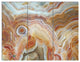 Strips and Ovals on Agate, Abstract Canvas Wall Art Print, 36x28, 3 Panels