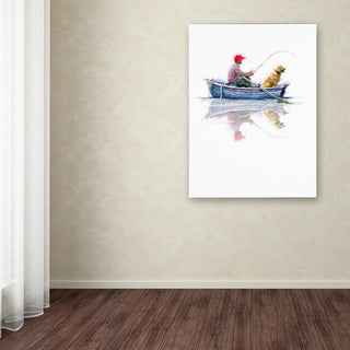 The Macneil Studio 'Fisherman 2' Canvas Art, 32"x24"