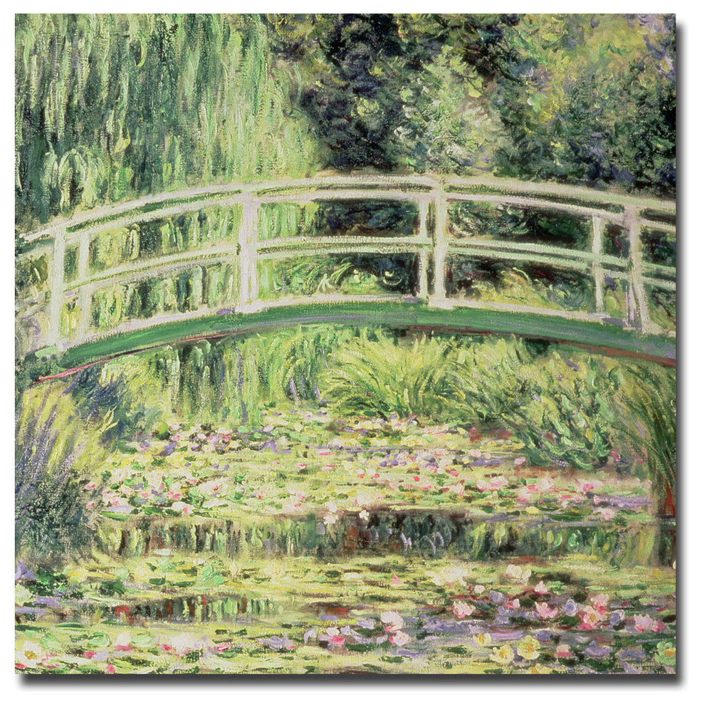 'White Nenuphars, 1899' Canvas Art by Claude Monet