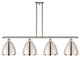 Ballston Dome Island Light, Polished Nickel, Polished Nickel