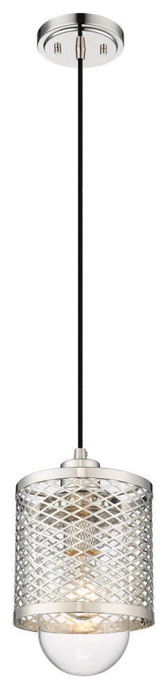 Zlite 3037MP-PN 1-Light Mini Pendant, Clear