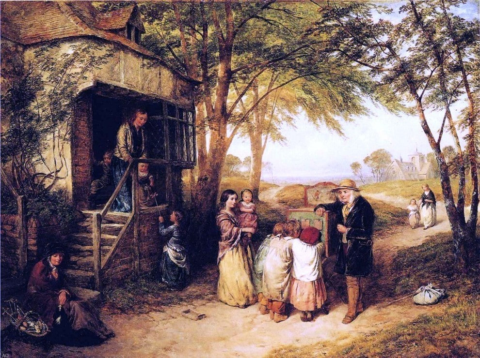 Edward John Cobbett The Showman, 21"x28" Gallery Wrapped Canvas Print